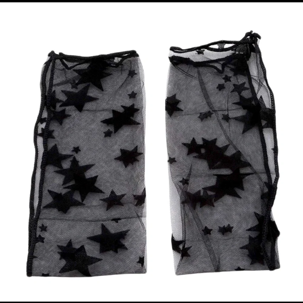 ($5 if bundled with full price item) Star Black Lace Sun Protectant Arm Sleeve